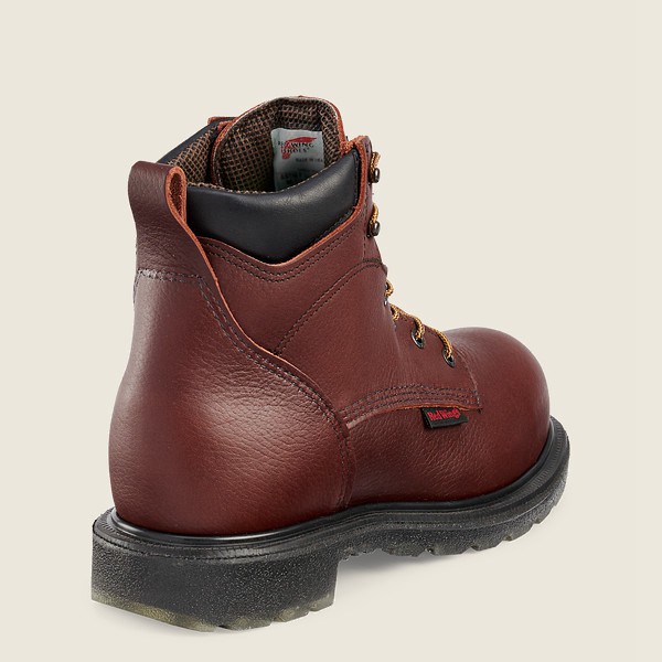 Red Wing Safety Boots Burgundy - Mens Supersole® 2.0 - 6-inch Waterproof Csa Toe - 1095-GKLSF